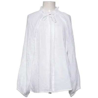 Bluse (Hvid) fra H&M Bomuld