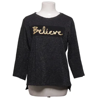 Sweatshirt (Zwart) van Pepco Katoen, Metallvezel