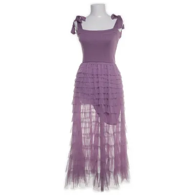 Maxi dress (Purple) from Deep Pink Polyester, Viscose