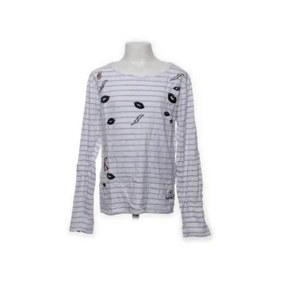 Lange mouwen shirt (Wit, Grijs, Zwart) van Kaporal Katoen, Viscose