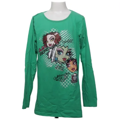Long sleeve T-shirt (Green) from Monster High Cotton
