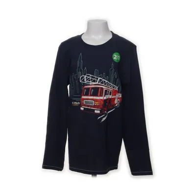 Långärmad t-shirt (Blå) från NKD Bomull, Elastan