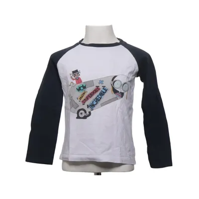 Långärmad t-shirt (Vit, Blå) från Little Marc Jacobs Bomull