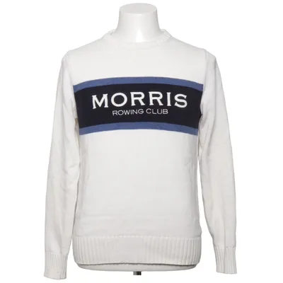 Sweater (White, Blue) from Morris Rowing Club Cotton