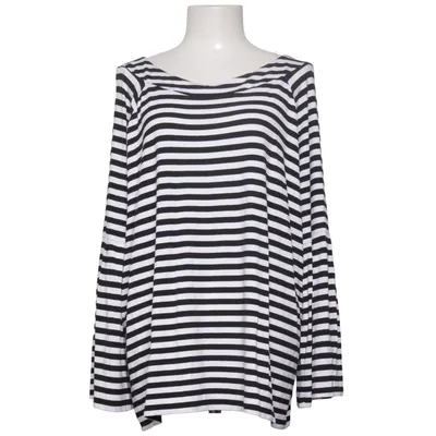 T-shirt à manches longues (Noir, Blanc) de Tu Woman Élasthane, Viscose