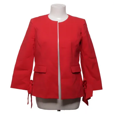 Blazer (Red) from Jones Studio Cotton, Elastane, Polyamide, Polyester