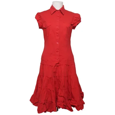 Robe chemise (Rouge) de Apart Coton, Élasthane