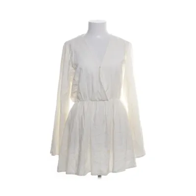 Dress (White) from NA-KD Cotton, Viscose