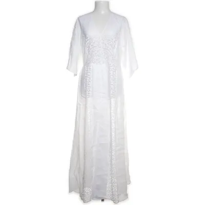 Maxi jurk (Wit) van MaxMara Katoen, Polyamide