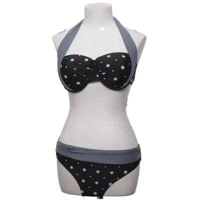 Bikini (Black, Gray) from Octopus Beachwear Elastane, Polyester