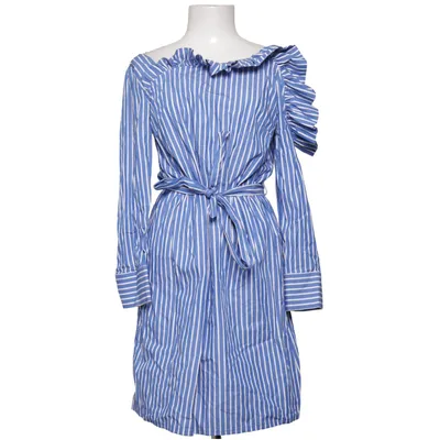 Blousejurk (Blauw, Wit) van Sleek Atelier Katoen