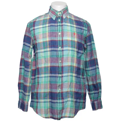 Buttondownskjorte (Blå, Grøn, Flerfarvet) fra Ralph Lauren Linned