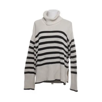 Turtleneck (Hvid, Sort) fra ADPT Bomuld