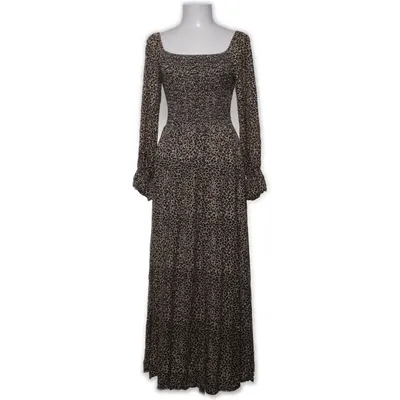 Maxikleid (Braun, Schwarz, Beige) von La Comet Viskose