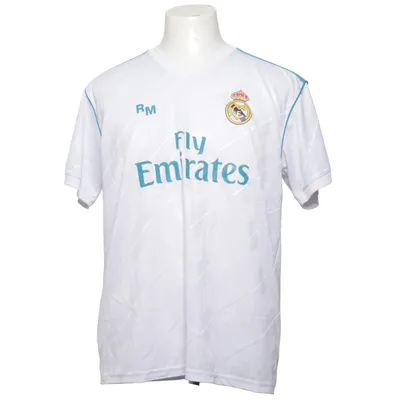 Maillot de football (Blanc, Bleu) de Real Madrid Polyester