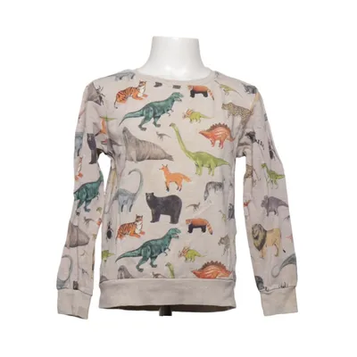 Sweatshirt (Beige, Mehrfarbig) von Kelzuki x H&M Baumwolle