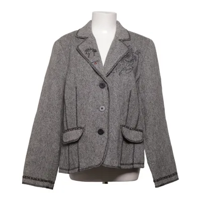 Blazer (Gray) from Lindon Polyester, Viscose, Wool