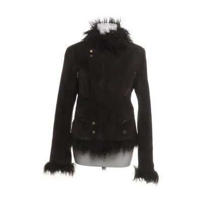 Shearlingjacka (Brun) från Steps Womenswear Skinn, Polyester, Akryl, Päls