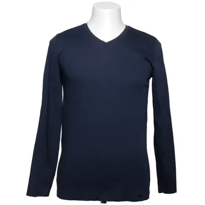 Lange mouwen shirt (Blauw) van Hanro Katoen