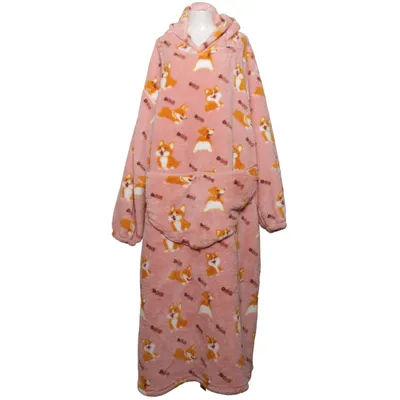 Bathrobe (Pink, Multicolored) Polyester