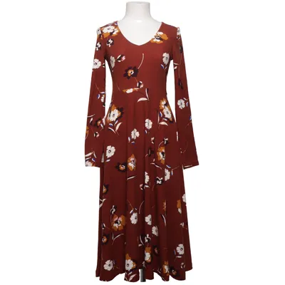 Robe longue (Marron, Multicolore) de Natura Élasthane, Polyester