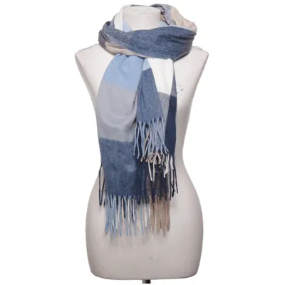 Scarf (Blue, Beige, Gray) from Cashmere