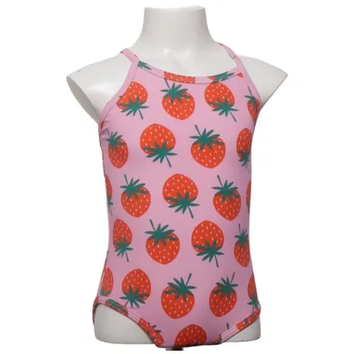 Maillot de bain une pièce (Rose, Rouge, Vert) de Hanna Andersson Coton, Élasthane, Polyester recyclé