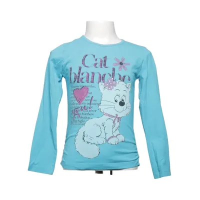 Lange mouwen shirt (Blauw) van Mini Mini Katoen, Elastaan