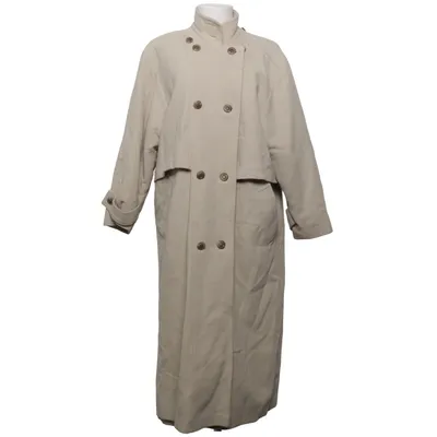 Frakke (Beige) fra KappAhl Acetat, Polyamid, Viscose, Uld