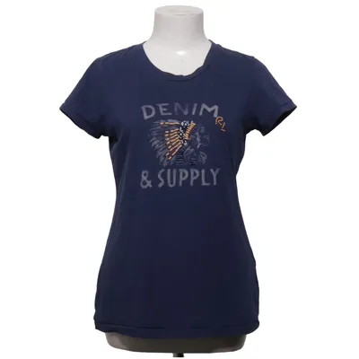 T-shirt (Bleu) de Denim & Supply Ralph Lauren Coton, Polyester