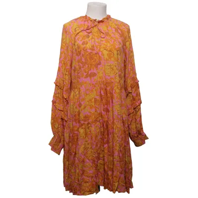 Jurk (Roze, Oranje, Meerkleurig) van YAS Viscose