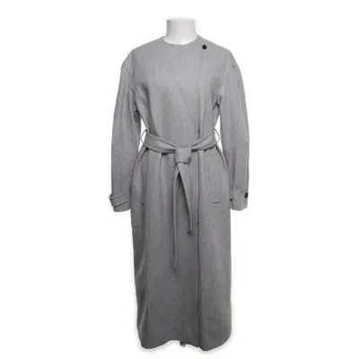 Coat (Gray) from Dagmar Wool, Polyester, Elastane