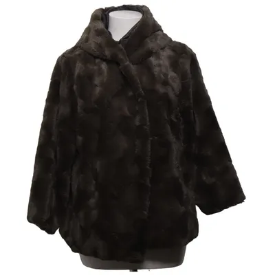 Winter jacket (Gray) from Florencia Mohair, Polyester, Viscose