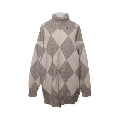 Turtleneck (Grå, Beige) fra Pringle of Scotland x H&M Polyester, Uld
