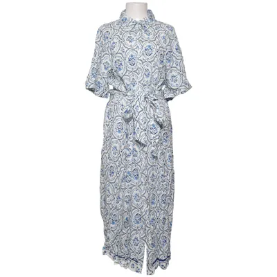 Robe chemise (Blanc, Bleu) de H&M Viscose