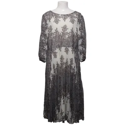 Maxi jurk (Wit, Grijs) van DejaVu Katoen, Elastaan, Polyester