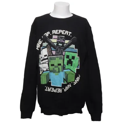 Sweatshirt (Noir, Multicolore) de Minecraft Coton