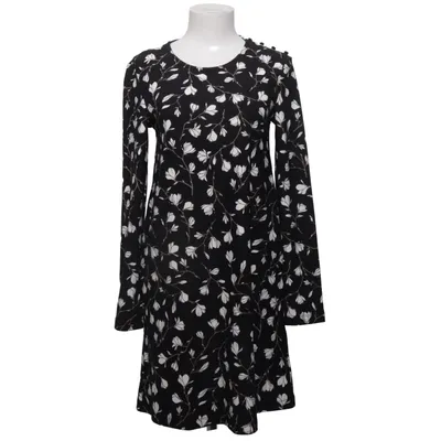 Jurk (Zwart, Wit) van Mango Basics Elastaan, Polyester