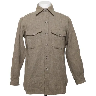 Overshirt (Beige) van Woolrich Polyamide, Wol