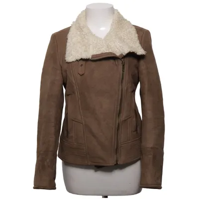 Shearling jacket (Brown, White) from Monoprix Autre Ton Acrylic, Polyester
