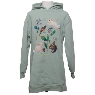 Hoodie (Green, Multicolored) from Whooli Chen x H&M Cotton, Polyester