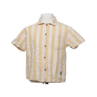Chemise à manches courtes (Jaune, Blanc) de Zara