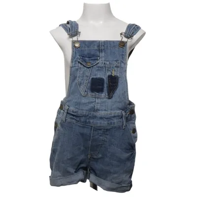 Dungaree shorts (Blue) from Detroit by Lindex Cotton, Elastane