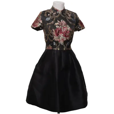 Jurk (Zwart, Meerkleurig) van Chi Chi London Elastaan, Polyester