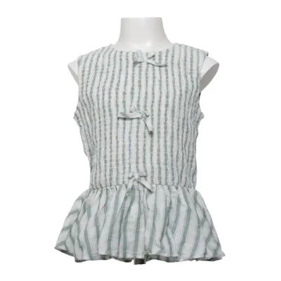 Top (Green, White, Blue) from Primark Cares Cotton, Linen