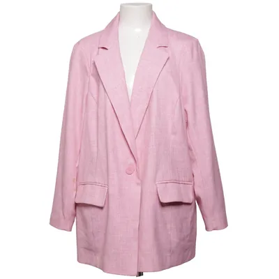 Blazer (Pink) from Zizzi Elastane, Polyester, Viscose