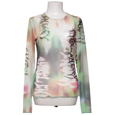 Top (Blur Printed Long Sleeve) from Weekday Elastane, Polyester