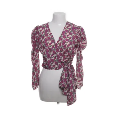 Wikkelblouse (Lila, Meerkleurig) van Loavies Polyester