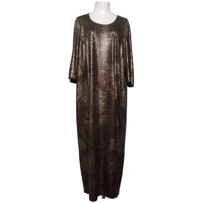 Dress (Gold, Black) from Sallie Sahne Elastane, Polyester