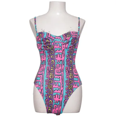 Maillot de bain une pièce (Bleu, Rose, Multicolore) de H&M Beachwear Élasthane, Polyamide